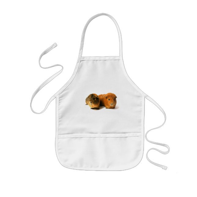 cute guinea pig kids apron (Front)