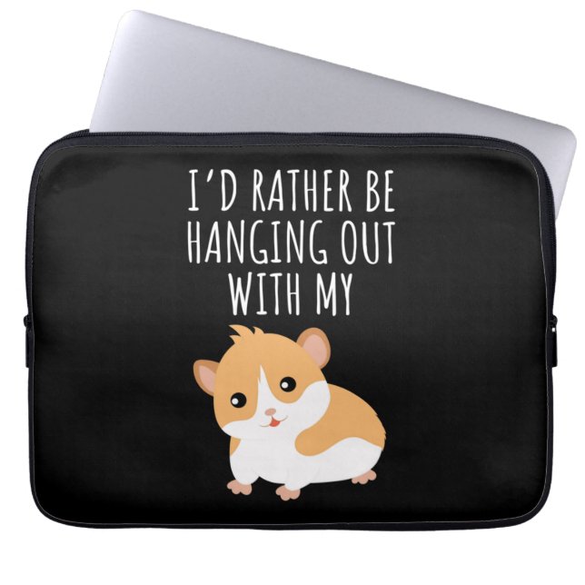 Cute Guinea Pig Laptop Sleeve (Front)