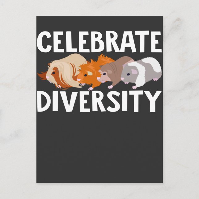 Cute Guinea Pig Lover Postcard (Front)