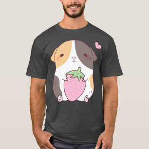 Cute Guinea Pig Loves Strawberry T-Shirt