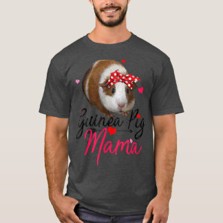 Cute Guinea Pig Mama Costume Shirt Women Guinea Pi
