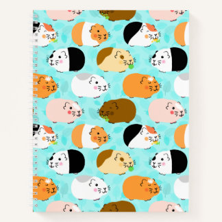 Cute Guinea Pig Pattern Notebook