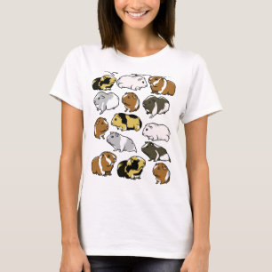 Cute guinea pig pattern T-Shirt