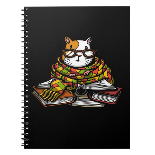 Cute Guinea Pig Read Book | Cute Pet Lover (Front)