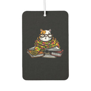 Cute Guinea Pig Read Book Cute Pet Lover Car Air Freshener