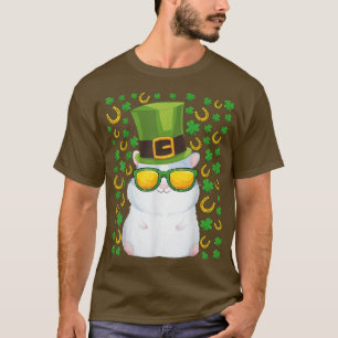 Cute guinea pig st Patricks day hat shamrock guine T-Shirt