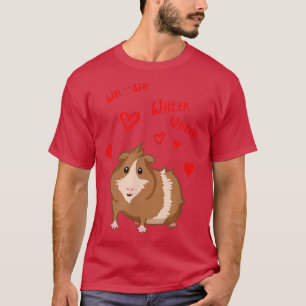 Cute guinea pig Wheek Wheek gift T-Shirt