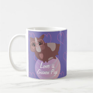 Cute Guinea Pigs Exercising Coffee Mug