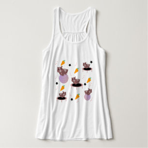 Cute Guinea Pigs Exercising Singlet