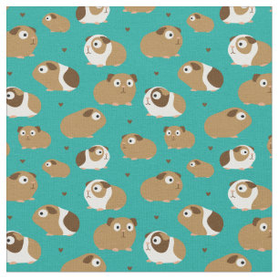 Cute Guinea Pigs Fabric