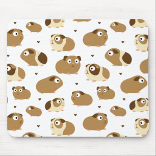 Cute Guinea Pigs Mouse Pad