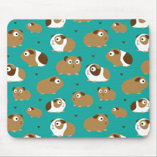 Cute Guinea Pigs Mouse Pad