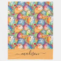 Cute guinea pigs pattern script name