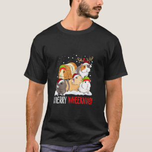 Cute Guinea Pigs Xmas Merry Wheekmas Guinea Pig Ch T-Shirt