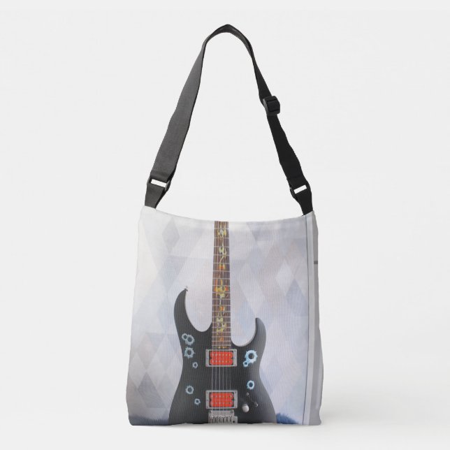 Cute Guitar Crossbody Bag (Front)