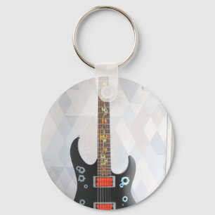 Cute Guitar Key Ring