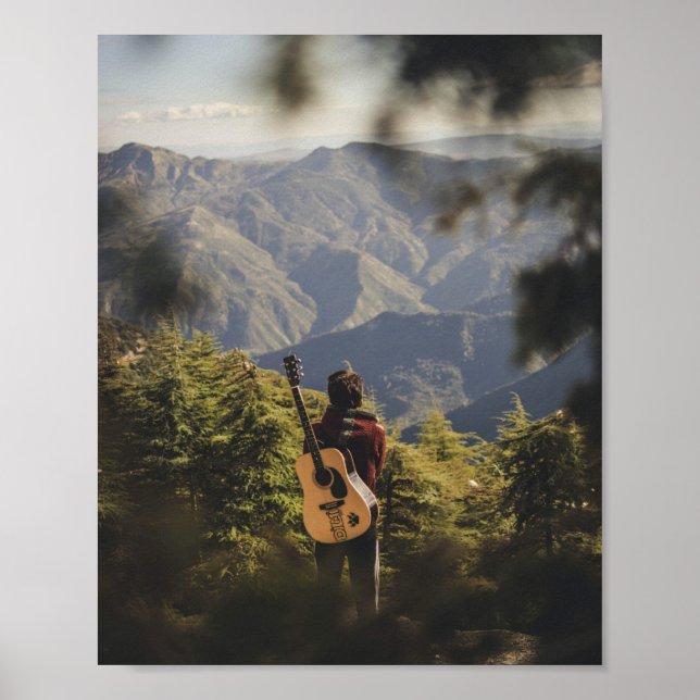 Cute Guitar Poster (Front)