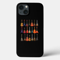 Cute Guitar Rock And Roll Musical Instruments Gift