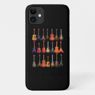 Cute Guitar Rock And Roll Musical Instruments Gift Case-Mate iPhone Case