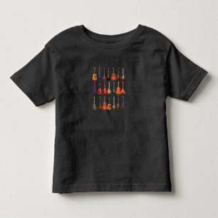 Cute Guitar Rock And Roll Musical Instruments Gift Toddler T-Shirt
