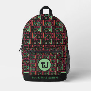 Cute Gym Favour Gift Girls Green Backpack 