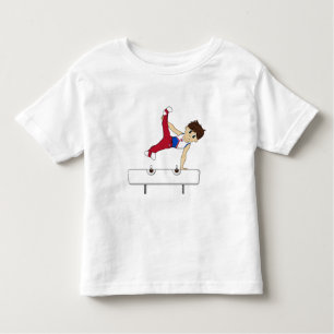 Cute Gymnast on Pommel Horse Tee