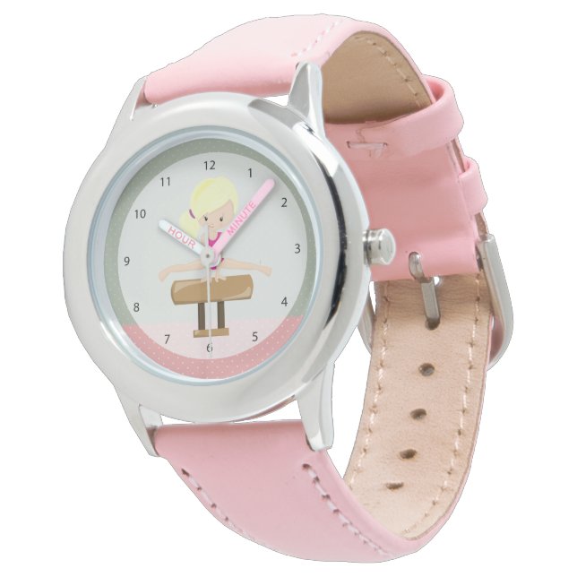 Cute gymnastics girl watch (Angled)