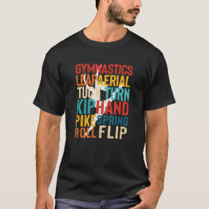 Cute Gymnastics Team Gymnast Gymnastic Athlete T-Shirt