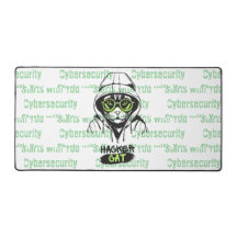 Cute Hacker Cat Illustration – Cybersecurity gift