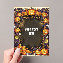 Cute Halloween Acrylic Invitation #10
