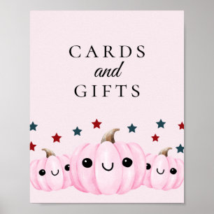 Cute Halloween Baby Shower Cards & Gift Sign