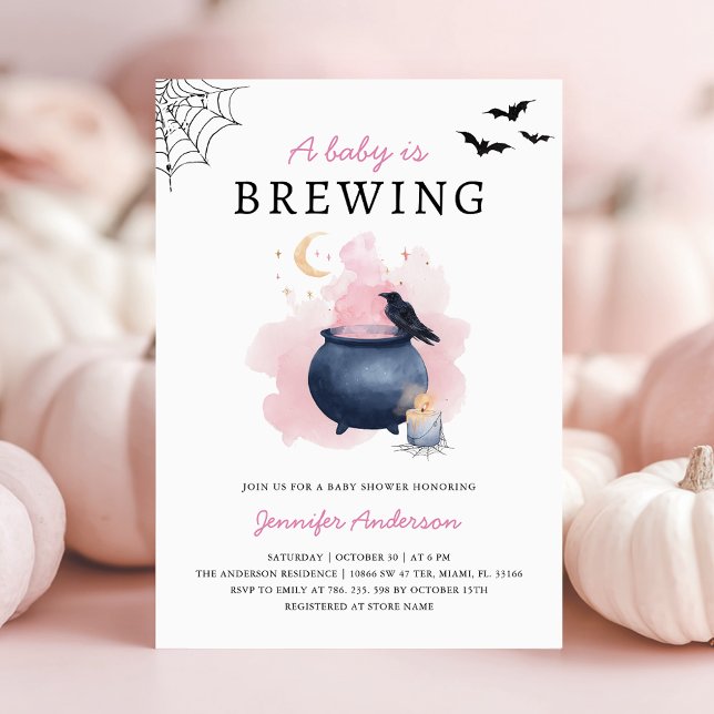 Cute Halloween Baby Shower  Invitation (Creator Uploaded)