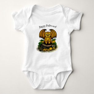 Cute Halloween Bat Baby Bodysuit