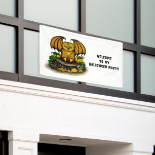  Cute Halloween Bat Banner