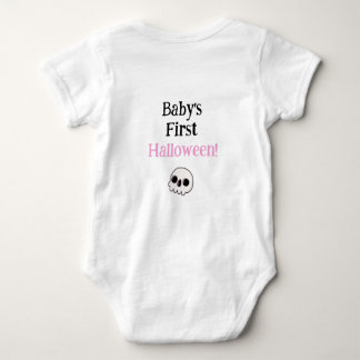 Cute Halloween Bat Cat - Purr-fectly Spooky Pun Baby Bodysuit