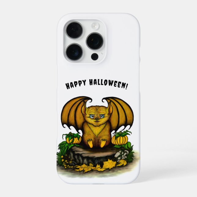 Cute Halloween Bat iPhone Case (Back)