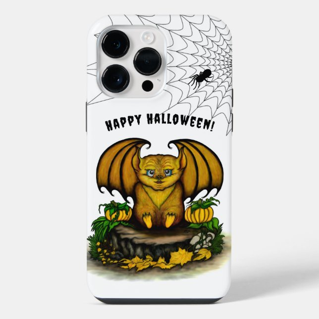 Cute Halloween Bat iPhone Case (Back)