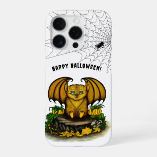Cute Halloween Bat iPhone 16 Pro Case