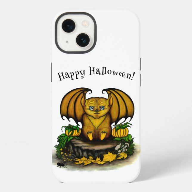  Cute Halloween Bat iPhone Case (Back)