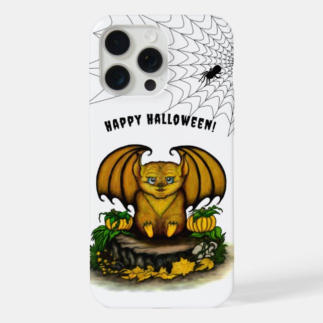 Cute Halloween Bat iPhone Case (Back)