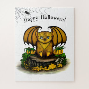  Cute Halloween Bat Jigsaw Puzzle