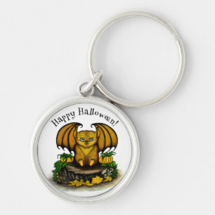 Cute Halloween Bat Key Ring