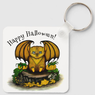 Cute Halloween Bat Key Ring