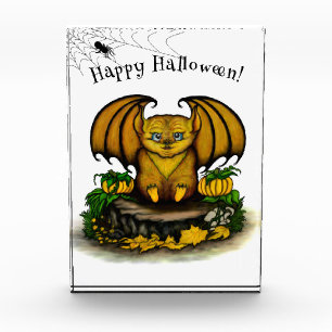 Cute Halloween Bat Photo Block