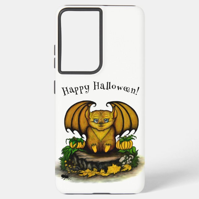  Cute Halloween Bat Samsung Galaxy S21+ Case (Back)
