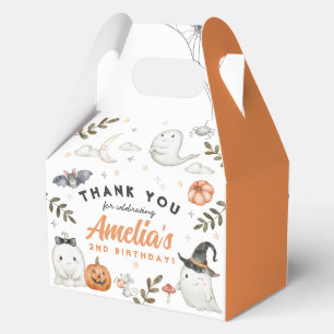 Cute Halloween Birthday Party Favour Boxes