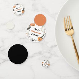 Cute Halloween Birthday Spooktacular Confetti