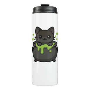 Cute Halloween Black Cat Classic T-Shirt Thermal Tumbler