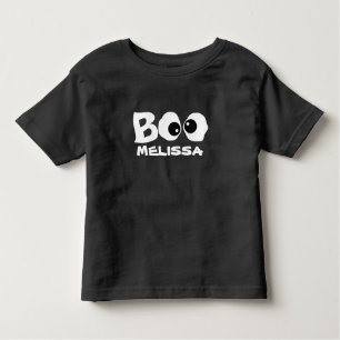 Cute Halloween Boo Personalised Toddler T-Shirt