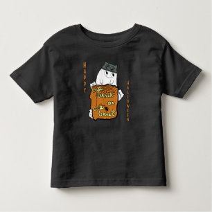 Cute Halloween Boo - Trick or Treat Halloween Toddler T-Shirt